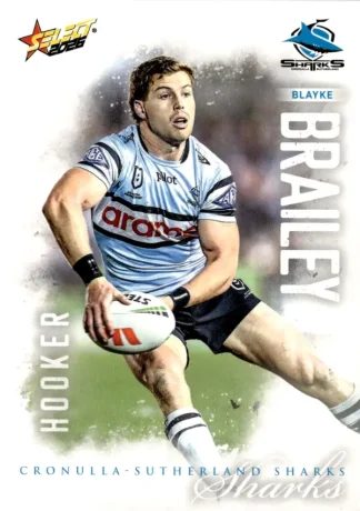 2026 NRL League Heroes Common Card - Base 041 Blayke Brailey Cronulla Sharks