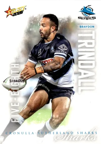 2026 NRL League Heroes Common Card - Base 052 Braydon Trindall Cronulla Sharks