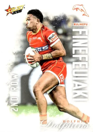 2026 NRL League Heroes Common Card - Base 056 Kulikefu Finefeuiaki Dolphins