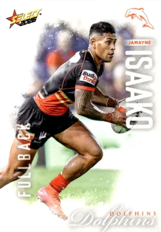 2026 NRL League Heroes Common Card - Base 058 Jamayne Isaako Dolphins