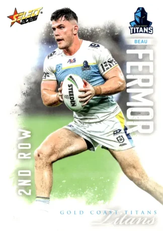2026 NRL League Heroes Common Card - Base 072 Beau Fermor Gold Coast Titans