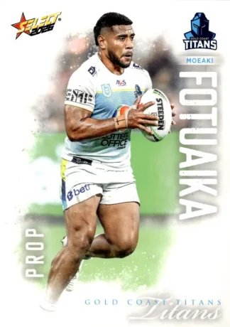 2026 NRL League Heroes Common Card - Base 073 Moeaki Fotuaika Gold Coast Titans