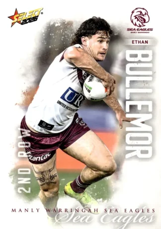 2026 NRL League Heroes Common Card - Base 081 Ethan Bullemor Manly Sea Eagles