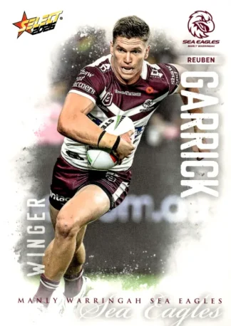 2026 NRL League Heroes Common Card - Base 083 Reuben Garrick Manly Sea Eagles