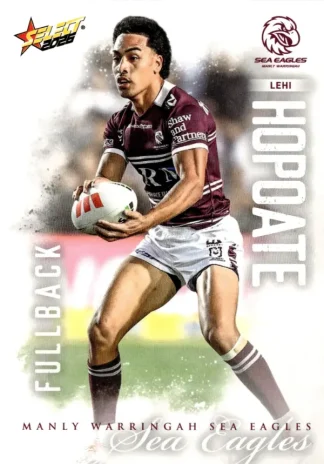2026 NRL League Heroes Common Card - Base 084 Lehi Hopoate Manly Sea Eagles