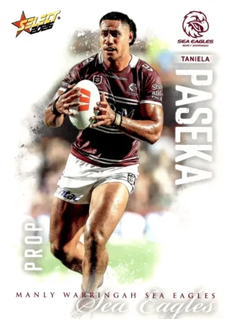 2026 NRL League Heroes Common Card - Base 087 Taniela Paseka Manly Sea Eagles