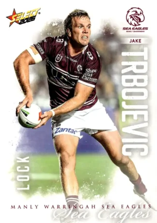 2026 NRL League Heroes Common Card - Base 090 Jake Trbojevic Manly Sea Eagles