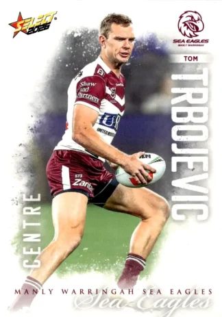 2026 NRL League Heroes Common Card - Base 091 Tom Trbojevic Manly Sea Eagles