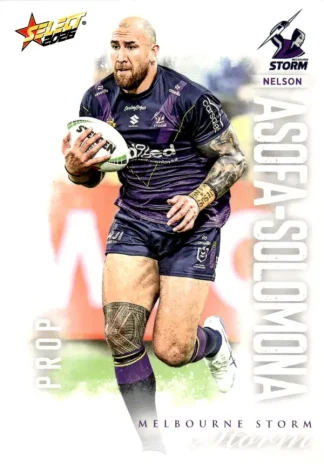 2026 NRL League Heroes Common Card - Base 093 Nelson Asofa-Solomona Melbourne Storm