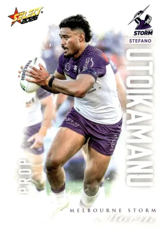 2026 NRL League Heroes Common Card - Base 103 Stefano Utoikamanu Melbourne Storm