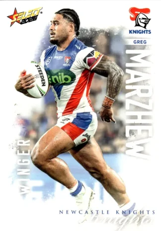 2026 NRL League Heroes Common Card - Base 112 Greg Marzhew Newcastle Knights