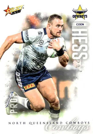 2026 NRL League Heroes Common Card - Base 123 Coen Hess North QLD Cowboys
