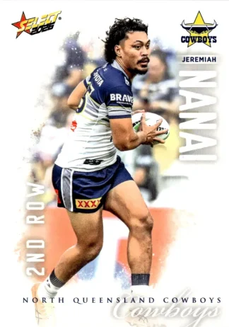 2026 NRL League Heroes Common Card - Base 127 Jeremiah Nanai North QLD Cowboys