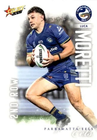 2026 NRL League Heroes Common Card - Base 136 Luca Moretti Parramatta Eels