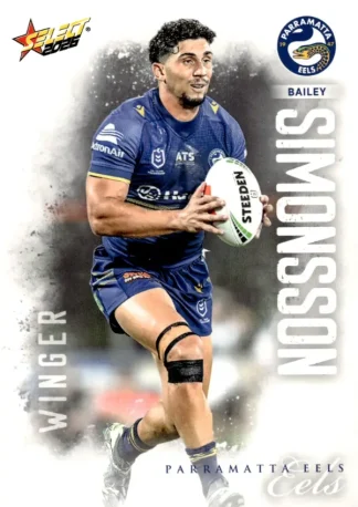 2026 NRL League Heroes Common Card - Base 141 Bailey Simonsson Parramatta Eels