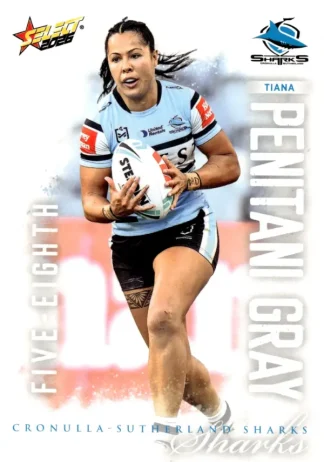 2026 NRL League Heroes Common Card - Base 236 Tiana Penitani Gray Cronulla Sharks