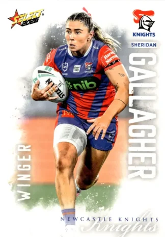 2026 NRL League Heroes Common Card - Base 243 Sheridan Gallagher Newcastle Knights