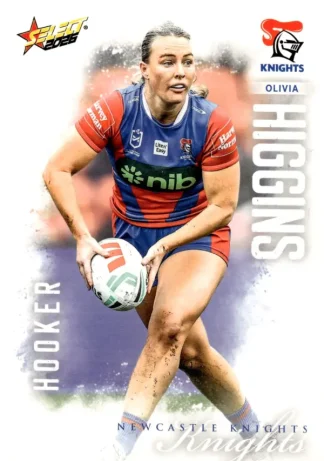 2026 NRL League Heroes Common Card - Base 244 Olivia Higgins Newcastle Knights