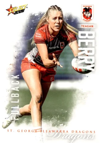 2026 NRL League Heroes Common Card - Base 254 Teagan Berry St George Dragons