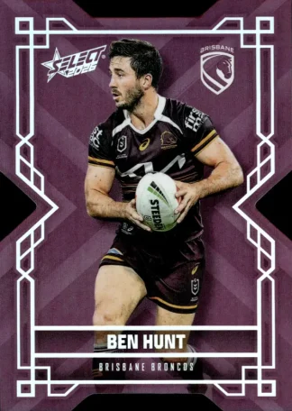 2026 NRL League Heroes Colours Die-Cut - CD004 Ben Hunt Brisbane Broncos