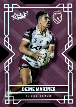 2026 NRL League Heroes Colours Die-Cut - CD006 Deine Mariner Brisbane Broncos