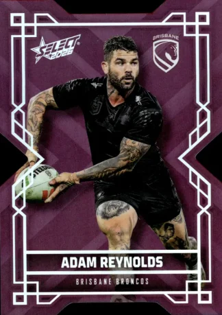 2026 NRL League Heroes Colours Die-Cut - CD008 Adam Reynolds Brisbane Broncos