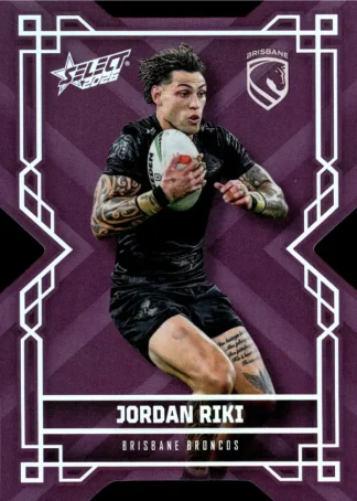 2026 NRL League Heroes Colours Die-Cut - CD009 Jordan Riki Brisbane Broncos