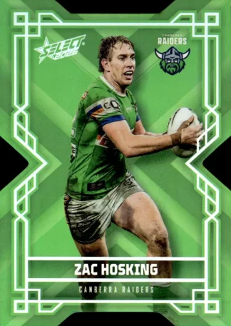 2026 NRL League Heroes Colours Die-Cut - CD015 Zac Hosking Canberra Raiders