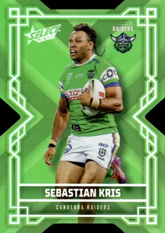 2026 NRL League Heroes Colours Die-Cut - CD016 Sebastian Kris Canberra Raiders