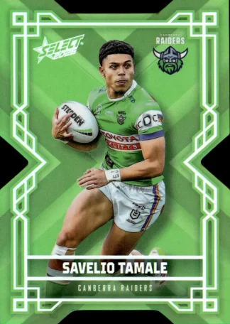 2026 NRL League Heroes Colours Die-Cut - CD022 Savelio Tamale Canberra Raiders