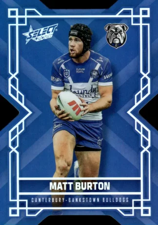 2026 NRL League Heroes Colours Die-Cut - CD027 Matt Burton Canterbury Bulldogs