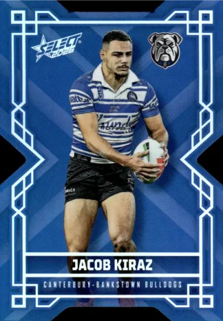 2026 NRL League Heroes Colours Die-Cut - CD033 Jacob Kiraz Canterbury Bulldogs