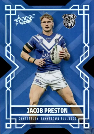2026 NRL League Heroes Colours Die-Cut - CD036 Jacob Preston Canterbury Bulldogs