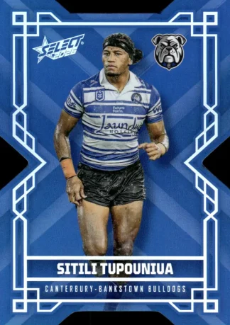 2026 NRL League Heroes Colours Die-Cut - CD038 Sitili Tupouniua Canterbury Bulldogs