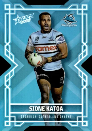 2026 NRL League Heroes Colours Die-Cut - CD044 Sione Katoa Cronulla Sharks