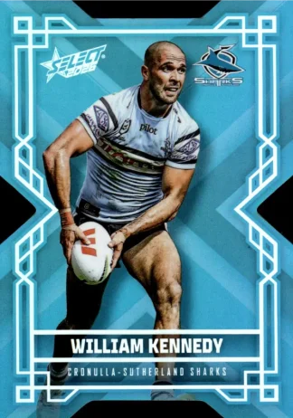 2026 NRL League Heroes Colours Die-Cut - CD046 William Kennedy Cronulla Sharks