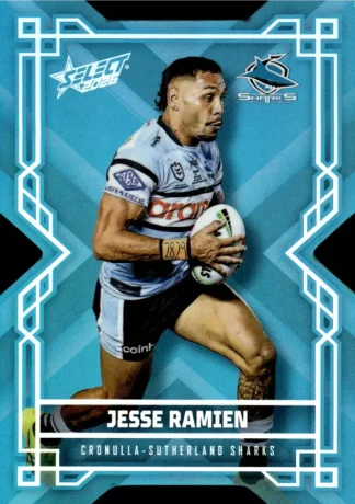 2026 NRL League Heroes Colours Die-Cut - CD050 Jesse Ramien Cronulla Sharks