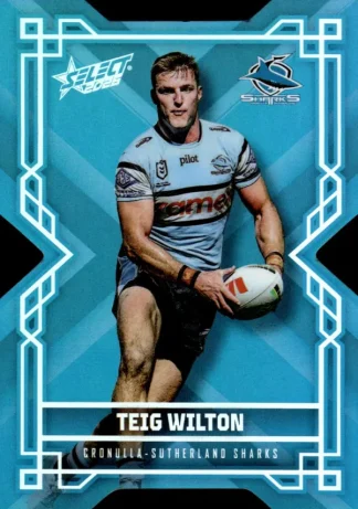 2026 NRL League Heroes Colours Die-Cut - CD052 Teig Wilton Cronulla Sharks