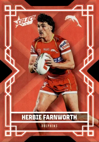 2026 NRL League Heroes Colours Die-Cut - CD055 Herbie Farnworth Dolphins