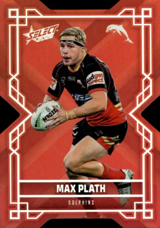 2026 NRL League Heroes Colours Die-Cut - CD063 Max Plath Dolphins