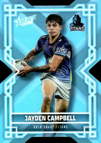 2026 NRL League Heroes Colours Die-Cut - CD067 Jayden Campbell Gold Coast Titans