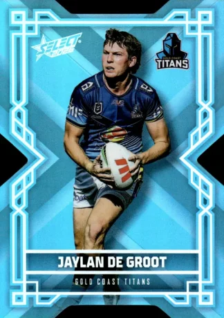 2026 NRL League Heroes Colours Die-Cut - CD069 Jaylan De Groot Gold Coast Titans