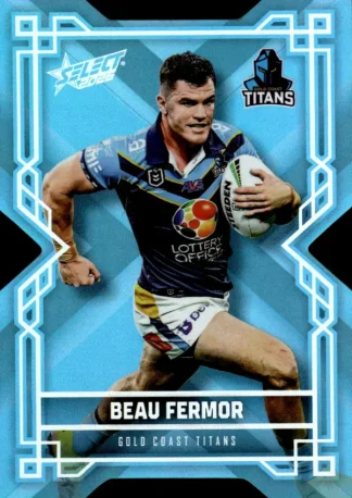 2026 NRL League Heroes Colours Die-Cut - CD071 Beau Fermor Gold Coast Titans