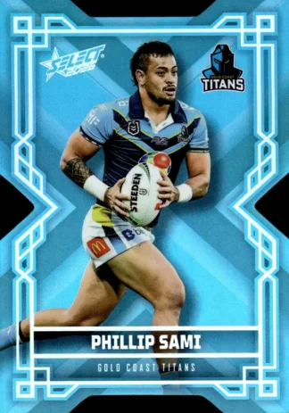 2026 NRL League Heroes Colours Die-Cut - CD077 Phillip Sami Gold Coast Titans