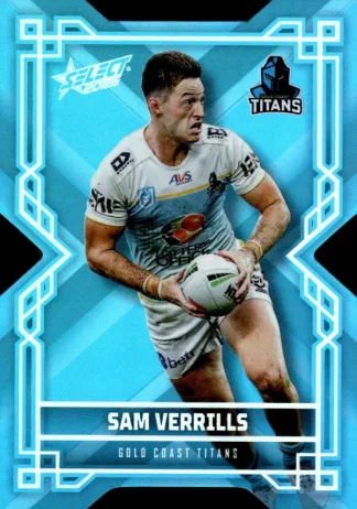 2026 NRL League Heroes Colours Die-Cut - CD078 Sam Verrills Gold Coast Titans