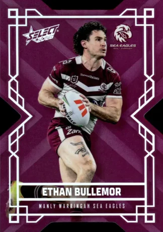 2026 NRL League Heroes Colours Die-Cut - CD080 Ethan Bullemor Manly Sea Eagles
