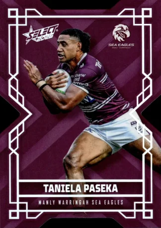 2026 NRL League Heroes Colours Die-Cut - CD087 Taniela Paseka Manly Sea Eagles