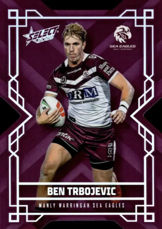 2026 NRL League Heroes Colours Die-Cut - CD089 Ben Trbojevic Manly Sea Eagles