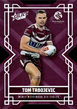 2026 NRL League Heroes Colours Die-Cut - CD091 Tom Trbojevic Manly Sea Eagles