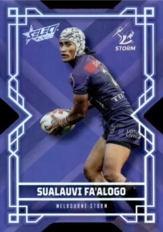 2026 NRL League Heroes Colours Die-Cut - CD095 Sualauvi Fa’alogo Melbourne Storm